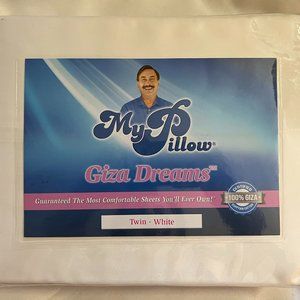 My Pillow Giza Dreams Twin White Sheet Set